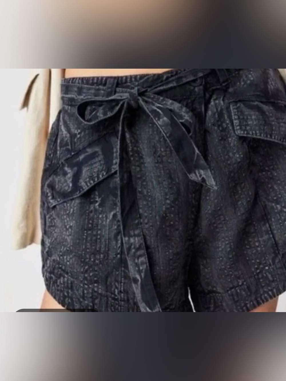 Free People Sierra Hills Slouchy Tie Shorts